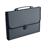 thumbnail of Fächertasche DIN A4 12Fächer Polypropylen schwarz