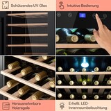 thumbnail of Klarstein Barossa 32 Uno Weinkühlschrank 1 Zone 95 Liter / 36 Flaschen Touch-Display Schwarz
