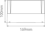 thumbnail of Blis Runde 15W LED-Außenwandleuchte mit Farbtemperaturschalter (2700K/3200K/4000K), mattweiß, 250° Abstrahlwinkel, von Beneito & Faure.