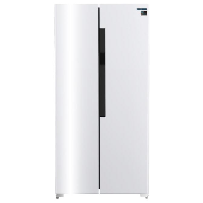 INFINITON Frigorifico Americano SBS-456A78WEG, 410 l, 177 cm, No Frost Total, Inverter, E, Blanco