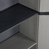 thumbnail of vidaXL Garten-Lagerschrank mit 3 Böden Grau & Schwarz 68x40x168 cm