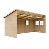 thumbnail of Caseta de jardín M341 – 201 x 493 cm – 10 m², sin suelo