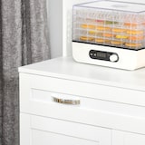 thumbnail of Aparador auxiliar de Cocina Buffet Armario con Cajón Estantes Ajustables Blanco