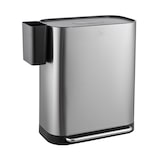 thumbnail of SVITA MLT2X30 Mülleimer Treteimer Abfalleimer 60l 2 Fächer freistehend mit Deckel inkl. Inneneimer Silber