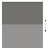 thumbnail of vidaXL Verdunkelungsrollo Grau 120x175cm Stoffbreite 116,6cm Polyester