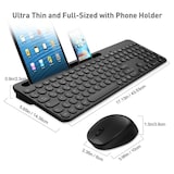 thumbnail of Kit Mouse E Tastiera Wireless Senza Fili Layout Tedesco Qwertz De Computer Mac