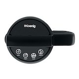 thumbnail of H.Koenig Verwarmde Soepmixer 1.1L MXC20 Roestvrij Staal Zwart, Professioneel Multifunctioneel, Mengfunctie, 2 Kookprogramma's, 850W