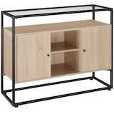 thumbnail of tectake Aparador Oldham 100x38x80,5cm  Madera Industrial Clara, Roble Sonoma