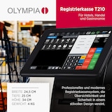 thumbnail of Olympia Registrierkasse Kassensystem Kasse für Gastro und Handel T210
