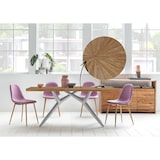 thumbnail of SIT Möbel Esstisch 160 cm | Tischplatte 50 mm Teak natur | Gestell Metall antiksilber | B 160 x T 90 x H 76 cm | 15520-40 | Serie TABLES & CO