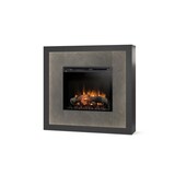 thumbnail of LITOS - Lareira elétrica LED independente, cor pedra preta/ardósia, 28"