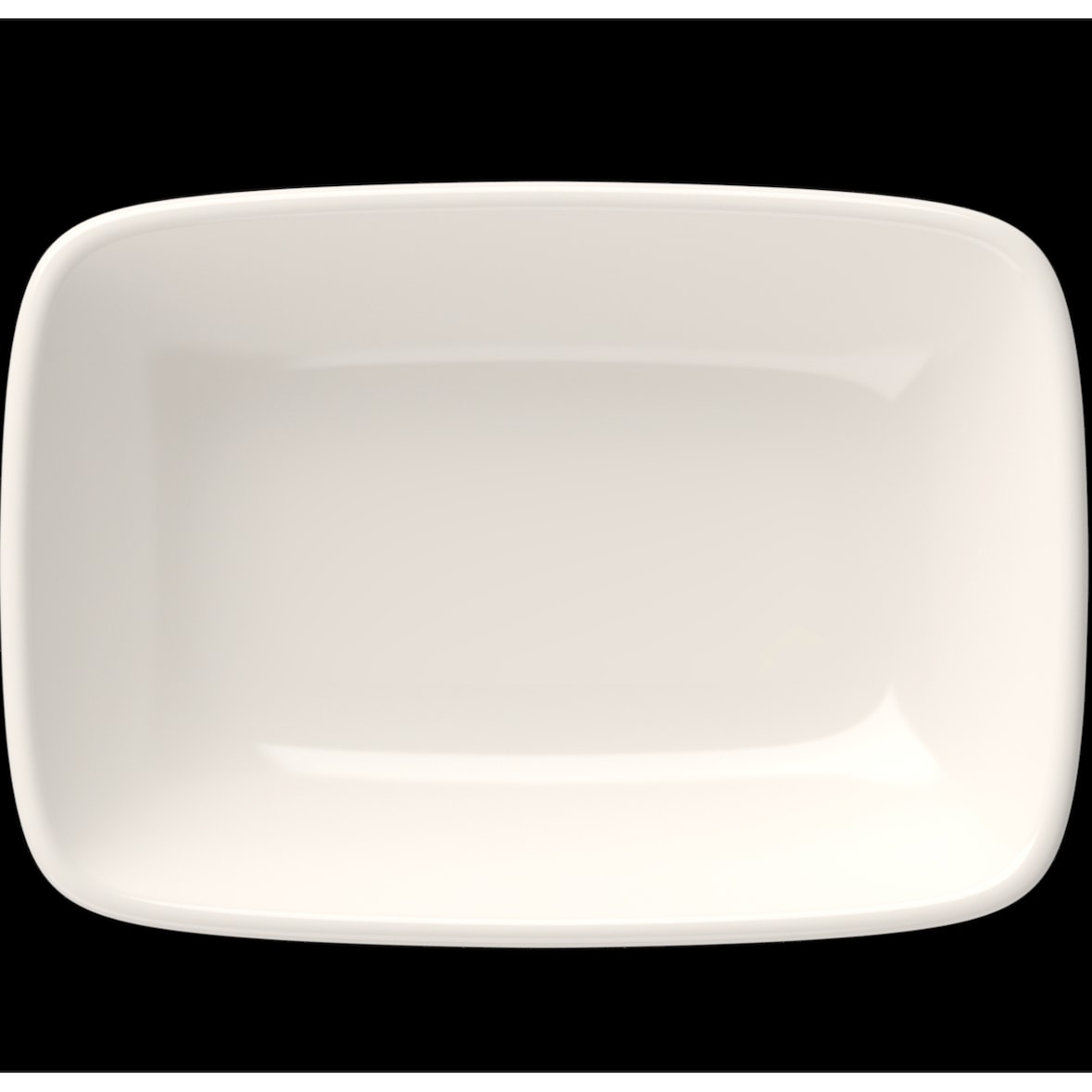 IDFine-Quadro-white Rechteck -Platte 11 cm 12 Stück