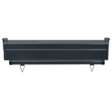 thumbnail of Toldo lateral de balcón negro 85x250 cm