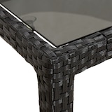 thumbnail of vidaXL Tuin Eettafel Zwart 150x90x75 cm Poly Rattan