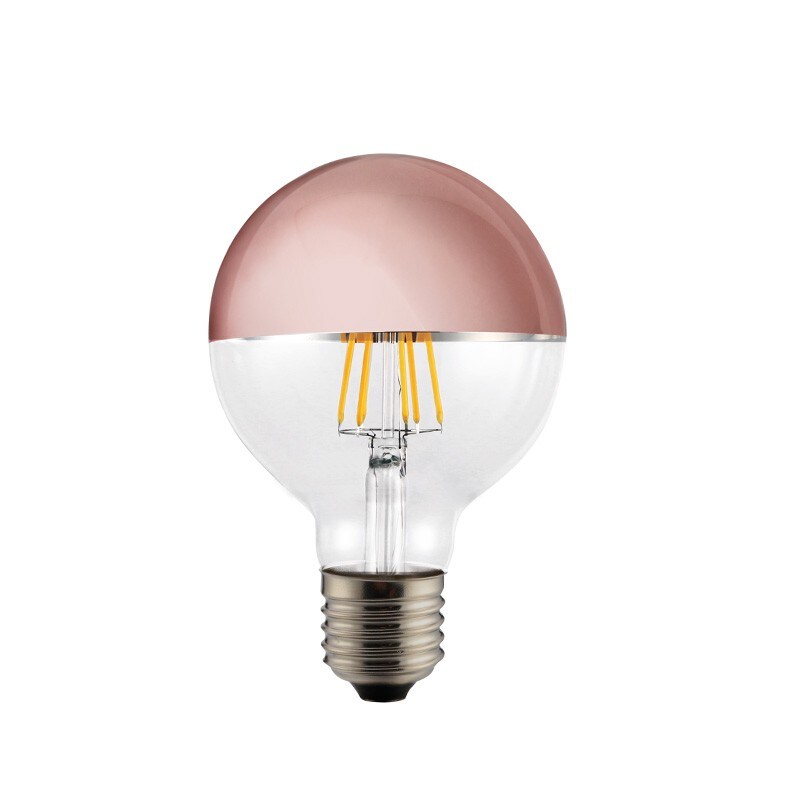 Bombilla LED medio espejo G95 Bronce 6W