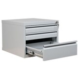 thumbnail of PROREGAL Unterbaucontainer CRICKET | 3 Schubladen | HxBxT 38x46x55 cm | Grau