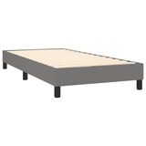 thumbnail of vidaXL Boxspringbett mit Matratze & LED Dunkelgrau 90x190 cm Stoff