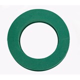 thumbnail of 2 Nass Steckschaum Kranz 25cm ringförmige Plastikunterlage Frischblumen Schnittblumen Steckmasse Steckschwamm Blumensteckschaum Ring Floristik Zubehör