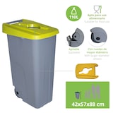 thumbnail of WellHome - Contenedor de Basura Abierto 110L con 30 Bolsas de basura, Color Amarillo