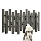 thumbnail of DanDiBo Wandgarderobe Schwarz Metall Modern 96637 Garderobe Wand mit Haken Garderobenleiste Hakenleiste Garderobenhaken