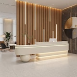 thumbnail of Empfangstresen, Firmen-Rezeption, Kassentresen, Bar, geeignet für Schönheitsstudios, Ateliers und Geschäfte 180×60×100cm【QXJ180】