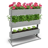 thumbnail of Coemo Kleines Vertikalbeet Hochbeet 3 Etagen inkl. Pflanzfolie