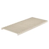 thumbnail of Niederflurbett metallfrei 90x200 Futon metallfreier Lattenrost, Fichte unbehandelt V-60.97-09 mit Matratze