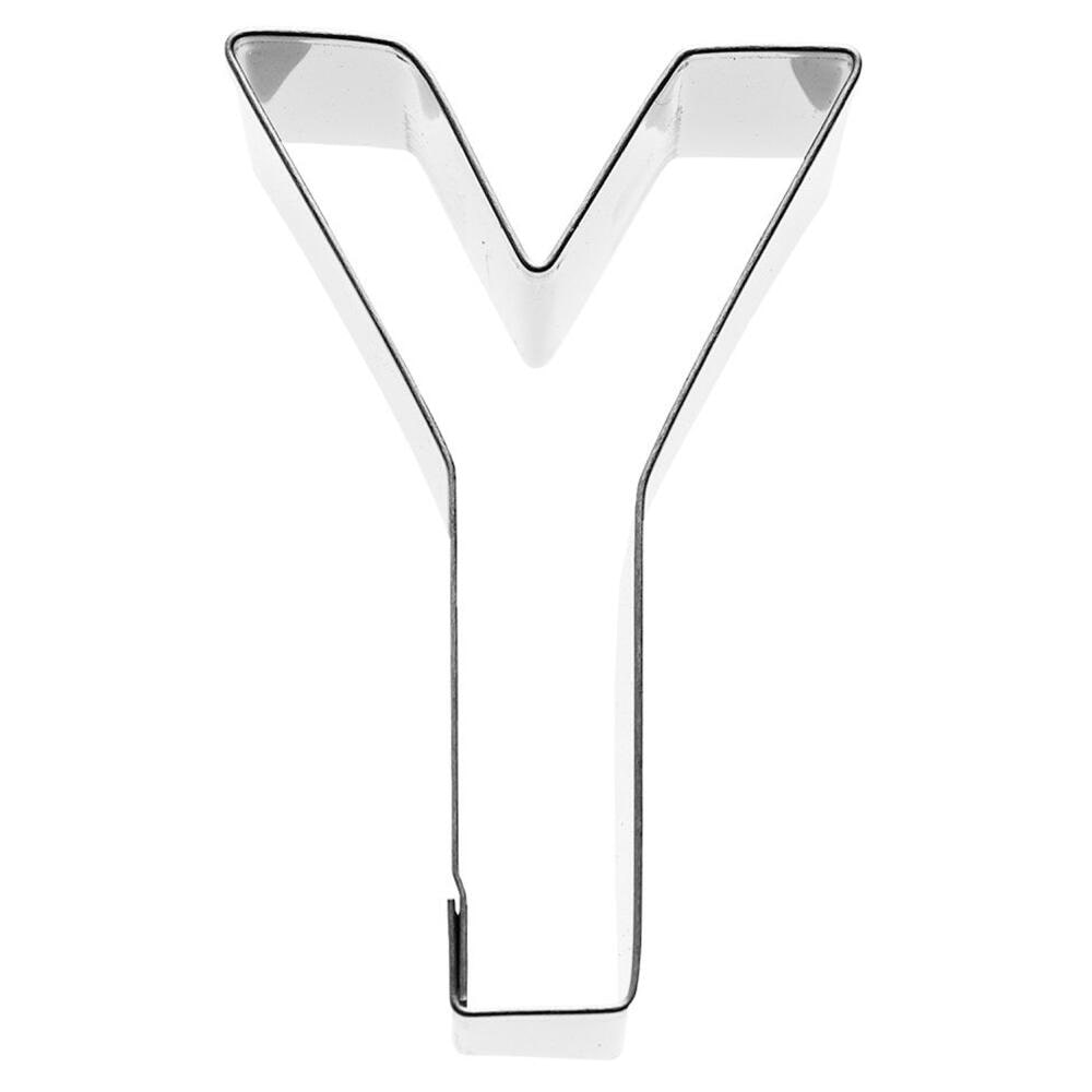 Birkmann Ausstechform Buchstabe Y, Plätzchenform, Edelstahl, 6 cm, 196537