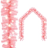 thumbnail of Weihnachtsgirlande mit LED-Lichtern 20 m Rosa