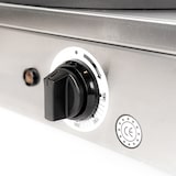 thumbnail of Cleiton® Crepera Profesional Doble Eléctrica de Sobremesa en acero inoxidable con 2 Placas de Hierro Fundido de 40 cm Ø | Crepera Industrial - 5000 W