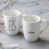 thumbnail of Villeroy & Boch Statement Becher mit Henkel "Cat" Set 2tlg.