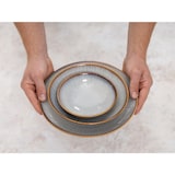 thumbnail of Olympia Drift Grey Embossed Coupe Low Shells 260mm (4-pack)