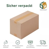 thumbnail of 360 x Faltkartons (385 x 185 x 170 mm) stabil 2-wellig Versandkarton Päckchen DHL Hermes Schachtel Box Paket braun BB-Verpackungen