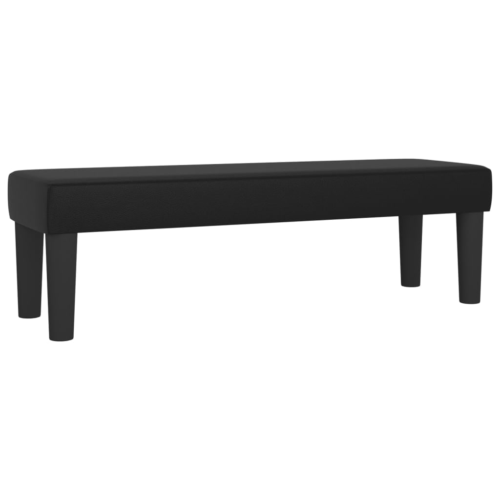 Helloshop26 - Schwarze Kunststoffbank 100 x 30 x 30 cm 02_0010474
