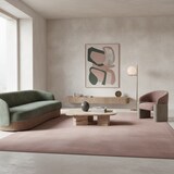 thumbnail of Teppich Schlafzimmer Unifarben Elegant Waschbar Wohnzimmer Esszimmer Pflegeleicht Rosa 200x290 cm OEKO-TEX – LECH von Kadima Design