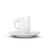 thumbnail of Espressotasse Verdutzt - 80 ml - FIFTYEIGHT Espressotasse - Dekor weiß - 1 Stück