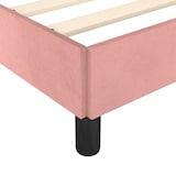 thumbnail of vidaXL Bettgestell mit Kopfteil Rosa 140x190 cm Samt