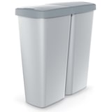 thumbnail of KEDEN® Mülleimer Küche 50L 2 Fächer mit Deckel Grau Grün