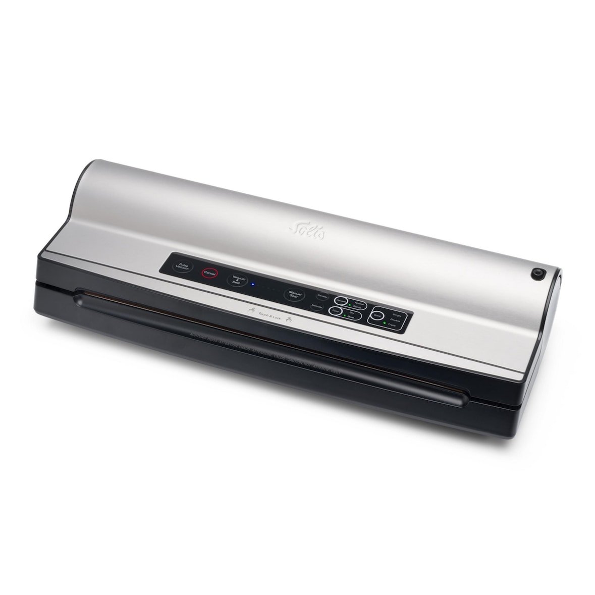 Solis Vakuumierer 40 cm Beutel, dreifach Schweißnaht, Vakuumschlauch, marinieren
