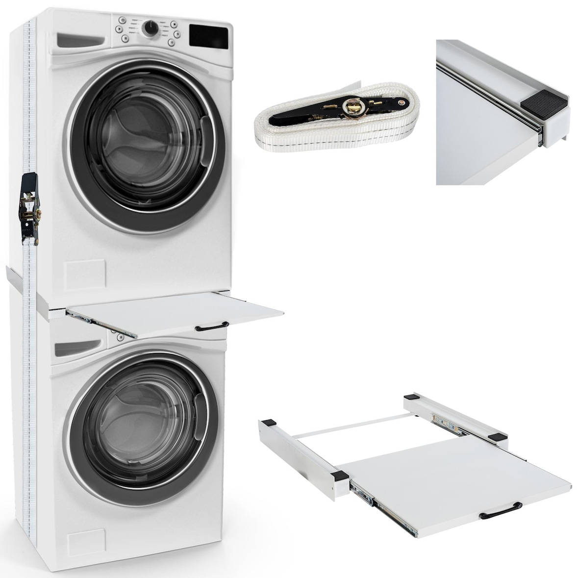 Verbindungsrahmen für Waschmaschinen mit Ablage