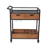 thumbnail of METRO PROFESSIONAL Outdoor Servierwagen Lynx, Alu/Eukalyptus, schwarz