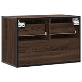 thumbnail of vidaXL TV-Schrank Braun Eiche 60x31x39,5 cm Holzwerkstoff und Metall
