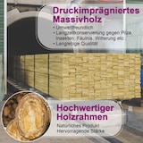 thumbnail of Picknicktafel met banken grenen hout geïmpregneerd V1 | vidaXL: Afmeting - 110 x 123 x 73 cm