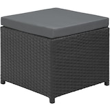 thumbnail of tectake Conjunto de ratán New Orleans  Negro