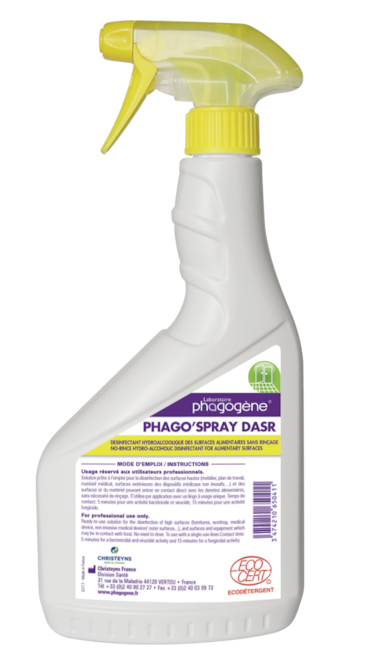 PHAGO’SPRAY DASR désinfectant sans rinçage ecocert 750 ml | METRO