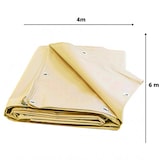 thumbnail of Bâche Protection Charpente 6 X 4 m IVOIRE PVC Haute qualité