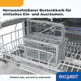thumbnail of Exquisit Geschirrspüler GSP206-030D weiss | Spülmaschine 55 cm | Power+ | ECO Modus | Tischgerät