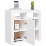 thumbnail of vidaXL Sideboard mit LED-Leuchten Weiß 80x35x75 cm