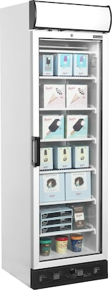 thumbnail of TEFCOLD Displaygefrierschrank UFFS371GCP 300l Weiß