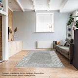 thumbnail of Tapete de poliéster WellHome 100x200cm em cinza claro